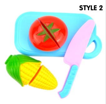 Fantastic Flower 4PCs/set Kitchen Toy Baby Plastic Colorful Cut Fruit Pretend Play House Educational Toys-Fruit - Intl Pebruari 2019 - 2 Fantastic Flower 4PCs/set Kitchen Toy Baby Plastic Colorful Cut Fruit Pretend Play House Educational Toys-Fruit - intl - 2