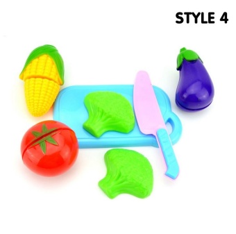 Fantastic Flower 4PCs/set Kitchen Toy Baby Plastic Colorful Cut Fruit Pretend Play House Educational Toys-Fruit - Intl Pebruari 2019 - 4 Fantastic Flower 4PCs/set Kitchen Toy Baby Plastic Colorful Cut Fruit Pretend Play House Educational Toys-Fruit - intl - 4