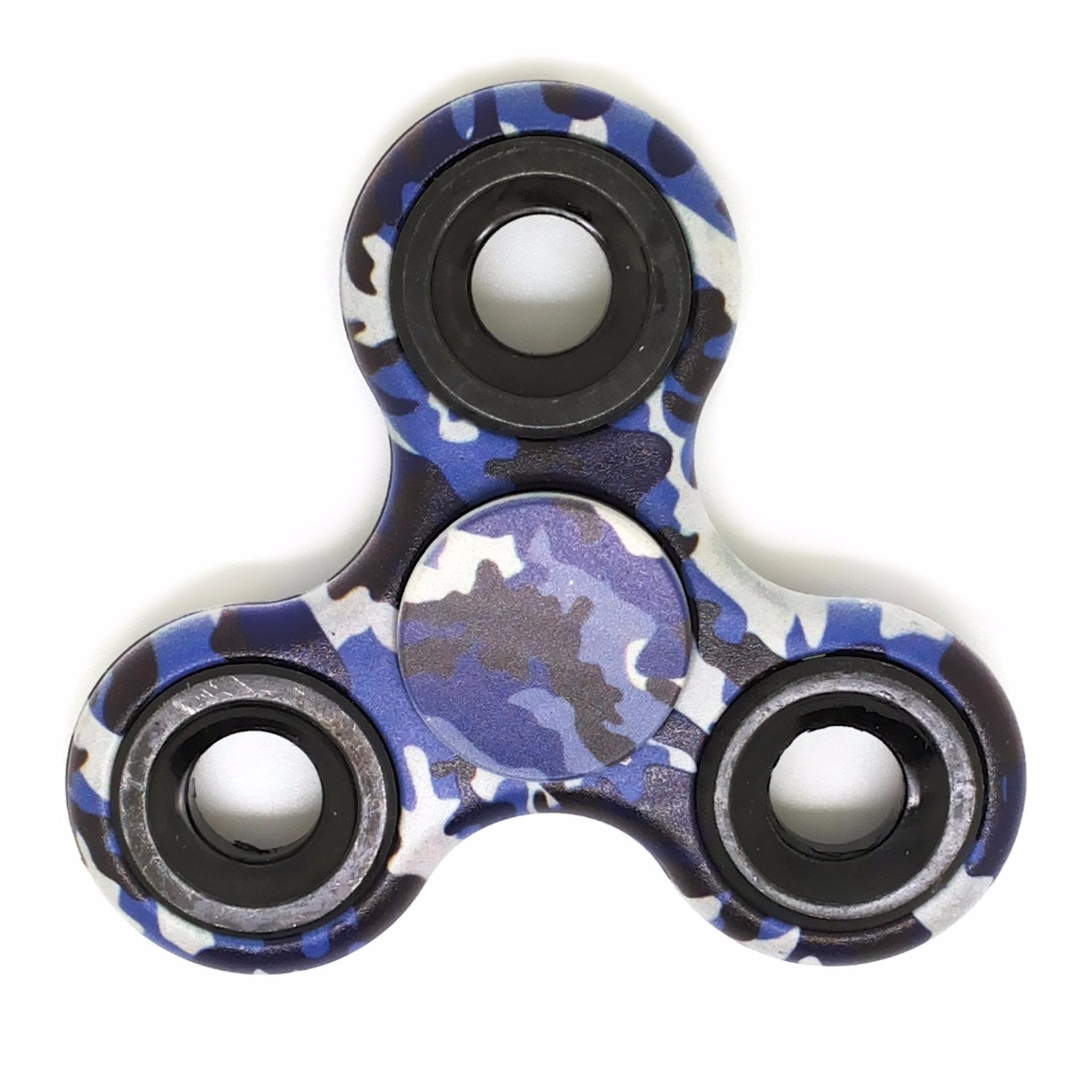 Fidget Spinner Camouflage Camo Metal Hand Finger Toys for Focus Anxiety & Stress Relief EDC Tri