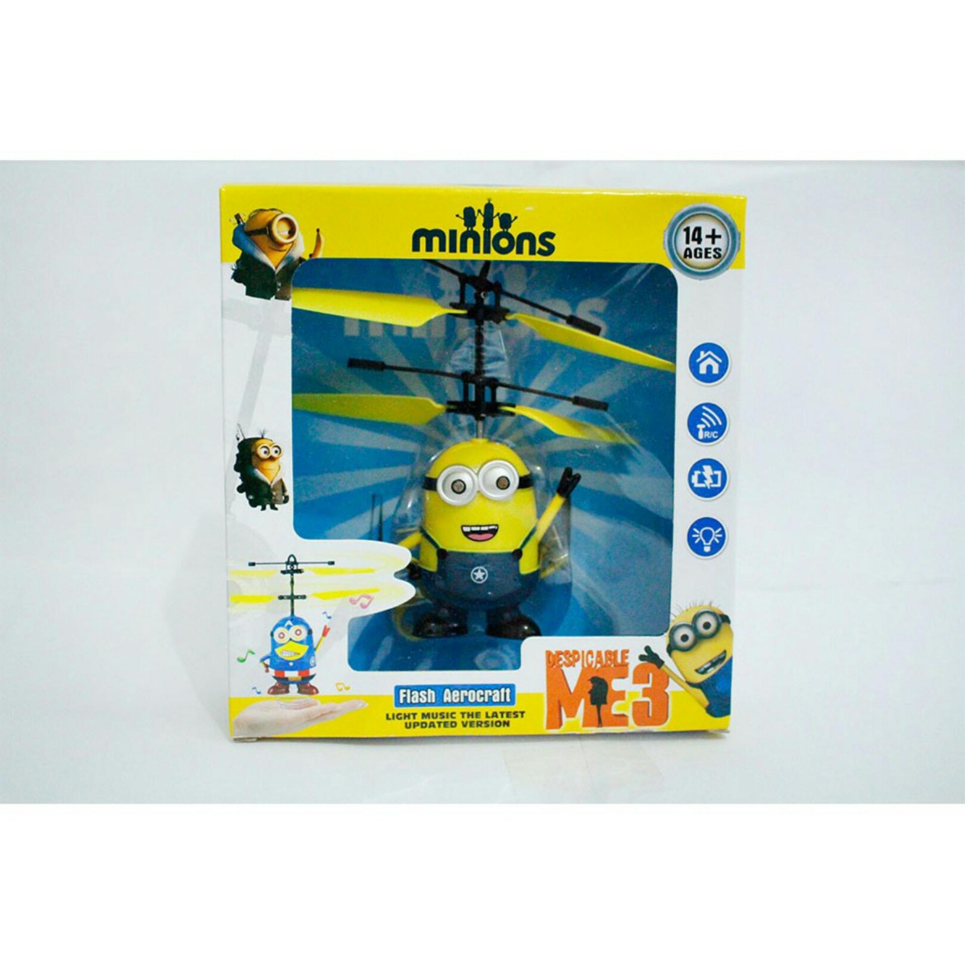 ... FLYING TOYS MINION KARAKTER MAINAN ANAK HELIKOPTER ...