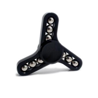 Gambar Great Premium Fidget Spinner Hands Tri Sides Fidget 9 Ball Limited Edition   Black