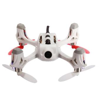 Hubsan Drone FPV X4 Stabilized With Live View Remote Camera H107D -2 x Battery - Putih