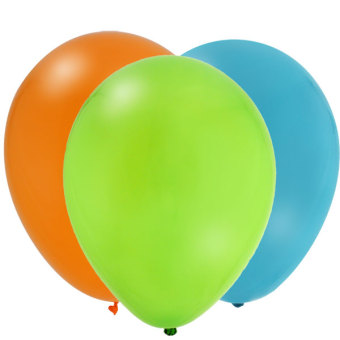 Gambar Klasik oranye tata letak tema pesta balon lateks balon