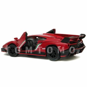 Harga Lamborghini Veneno Red Diecast Miniatur Mobil