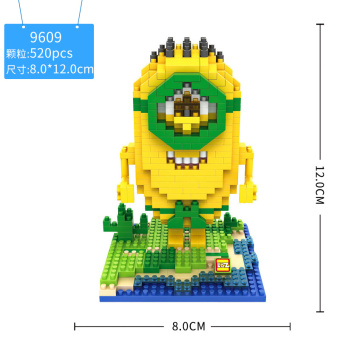 Gambar Loz partikel kecil dari berlian Mini blok bangunan