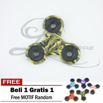 Lucky PROMO Beli 1 Gratis 1 - Fidget Spinner Hand SpinnerToys Focus Games MOTIF / CAMO