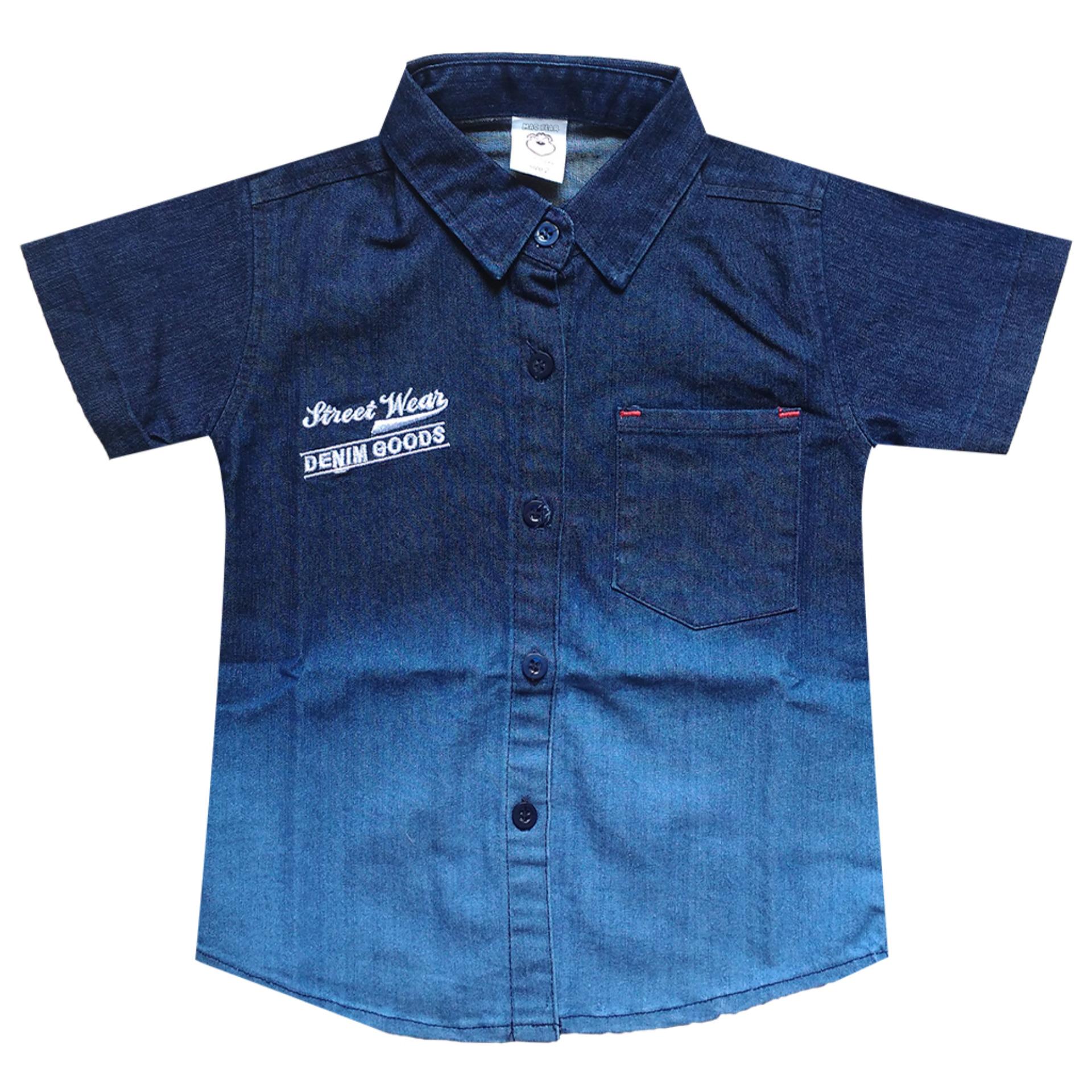 MacBear Baju Anak Kemeja Cool Denim Goods MacBear Baju Anak Kemeja Cool Denim Goods