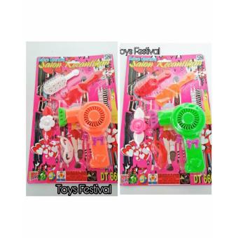 Mainan Anak Perempuan Peralatan Dandan Salon Kecantikan Hair dryer Mainan Anak Perempuan Peralatan Dandan Salon Kecantikan Hair dryer