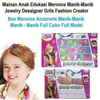 Mainan edukasi anak meronce manik manik meronce jewelry desaigner grils fashion creator - mainan meronce manik accecoris Mainan edukasi anak meronce manik manik meronce jewelry desaigner grils fashion creator - mainan meronce manik accecoris