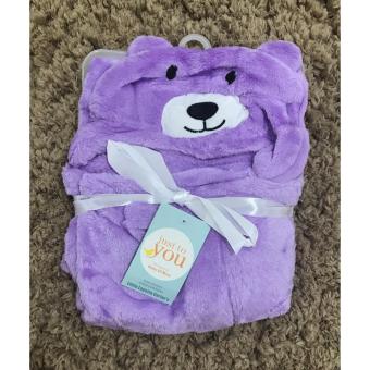 MomBaby Selimut Topi Double Fleece / Selimut Hoodie 3D / Hoodie Blanket Tudung / Selimut Topi