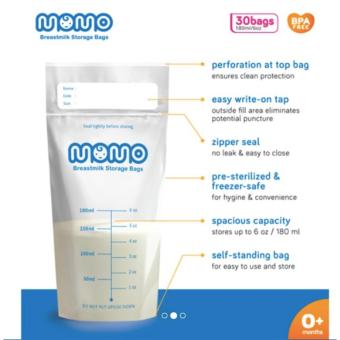 Momo Breastmilk Kantong ASI (plastik ASI) April 2018 - 2 Momo Breastmilk Kantong ASI (plastik ASI) - 2