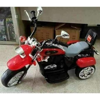 Motor mainan aki harley orange