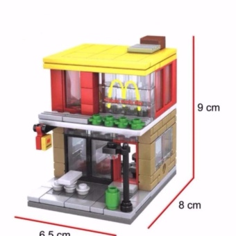 Gambar SEMBO BLOCK MC DONALD 150PCS   MAINAN EDUKASI LEGO | Mainan Laki  Cowok   Perempuan   Edukatif   Murah   Anak   Bayi