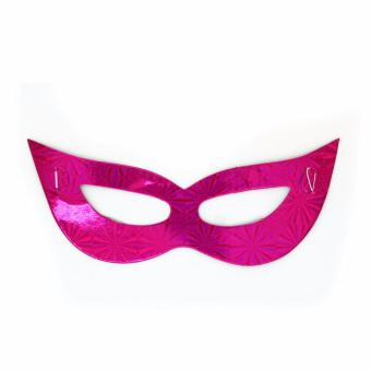 Foto produk Jual Topeng Kertas Kacamata Hologram Pink TPG FH10S Online Terbaru