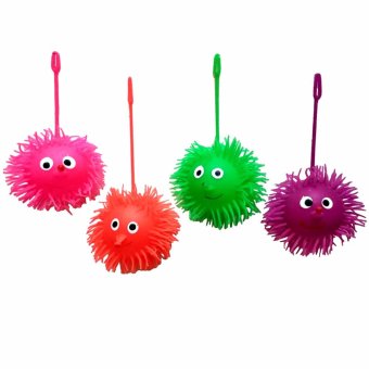 Toylogy Mainan Anak Yoyo Ubur-Ubur Lampu ( Pinokio Puffer Ball ) Purple / Green. >>>>