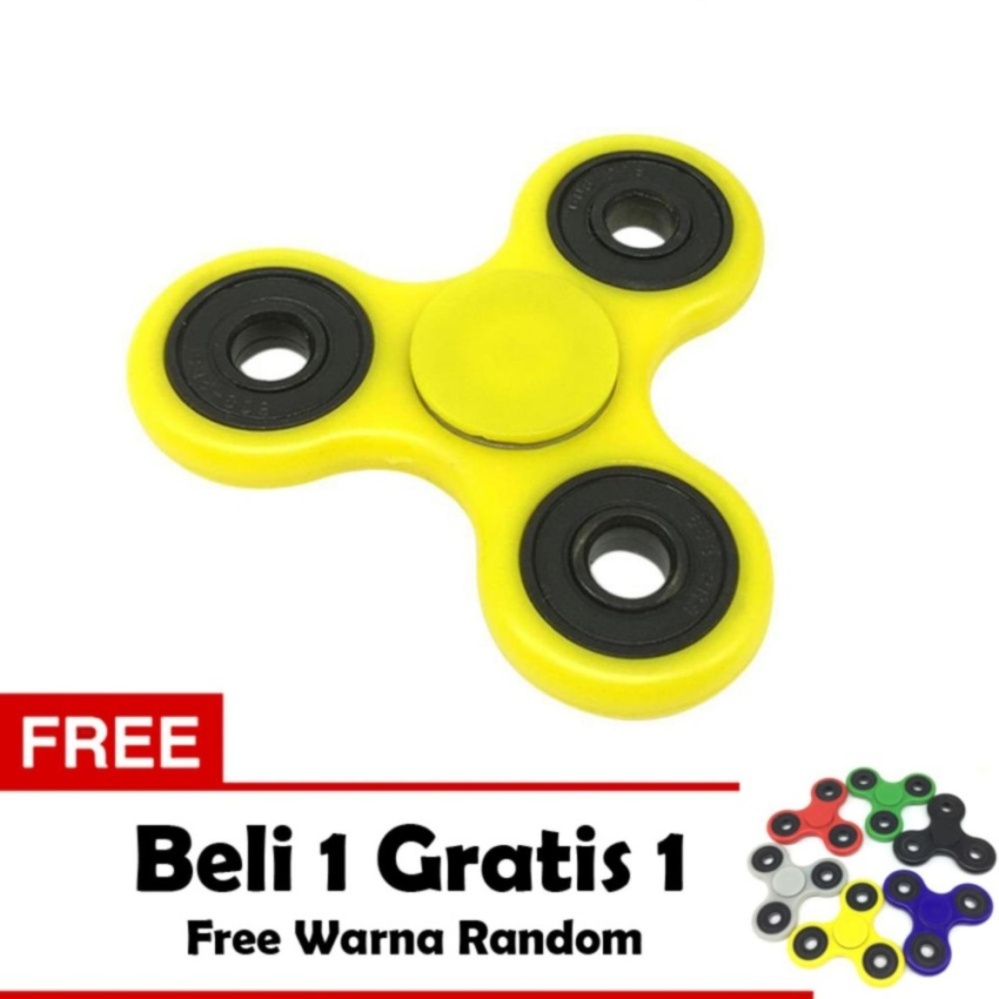 Unique Spinner Hand Toys Mainan Tri-Spinner EDC Ceramic Ball Focus Games - Beli 1
