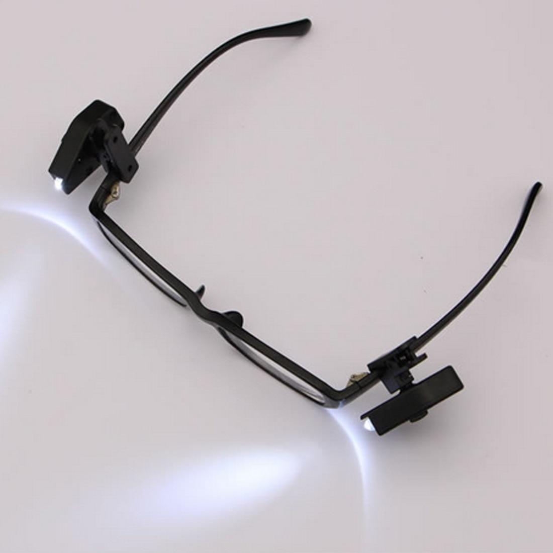 Imicamfif1980 2 chiếc đèn đọc sách linh hoạt ban đêm cho kính mắt và dụng cụ kẹp mắt kính led mini cầm tay thông dụng