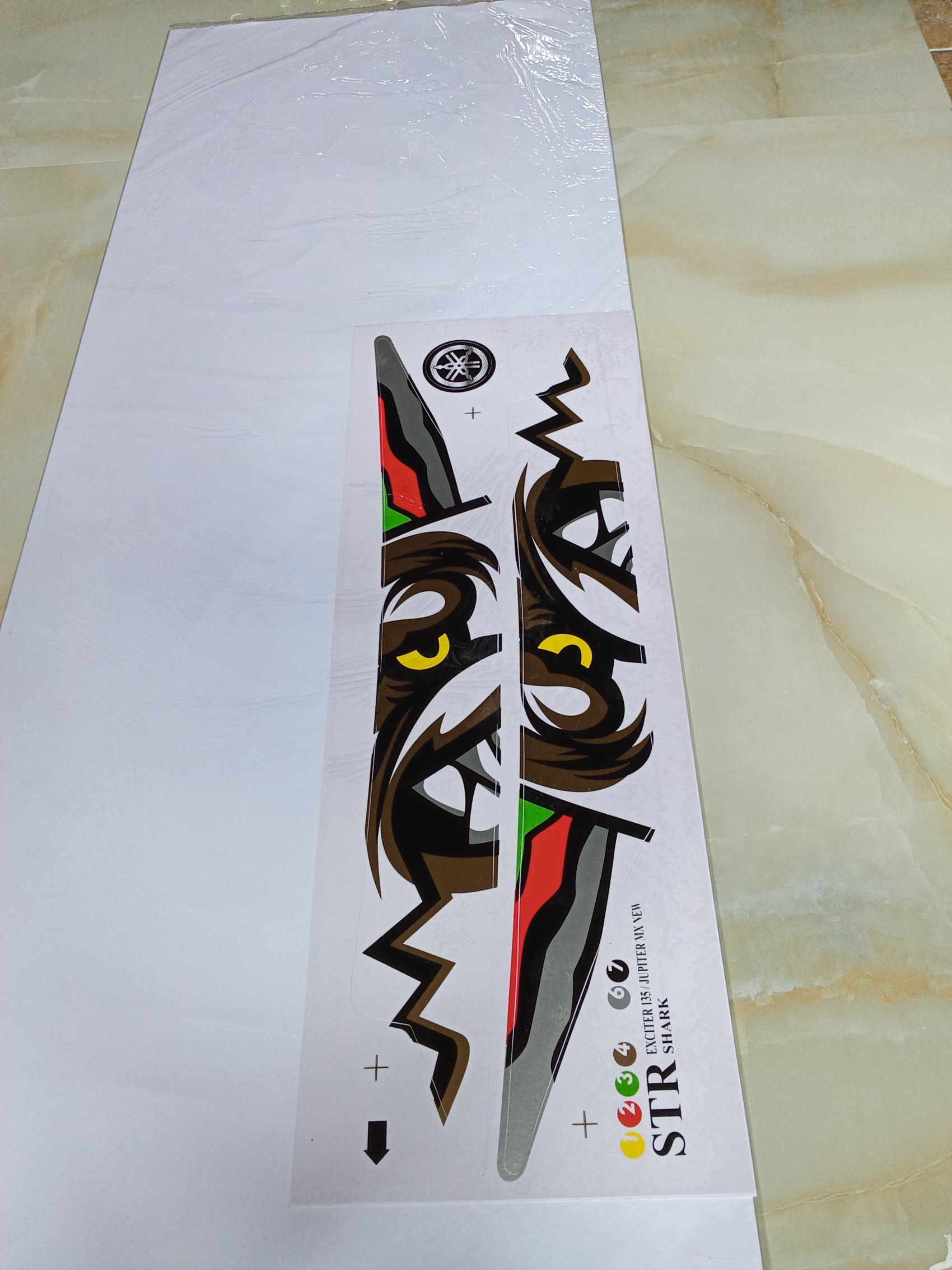 Striping Stiker Lis Variasi Motor Yamaha Jupiter Mx New 135 Njmx