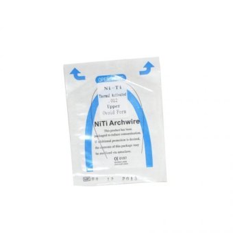 Gambar 0.016*180mm lower 1 pack 10pcs Dental Orthodontic NITI ThermalActivated Round Arch Wires(...)