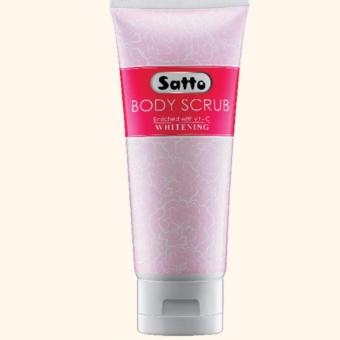 Gambar Body Scrub Satto Whitening Pink