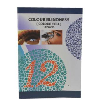 Gambar Buku Tes Ishihara Buta Warna 14 Plates ( Colour Blindness )