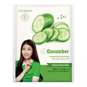 Gambar Celebon Collagen Essence Cucumber Mask 1 s