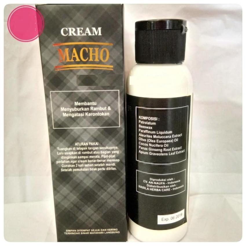 ... Cream Macho | Cream Penumbuh Bulu - 100gr