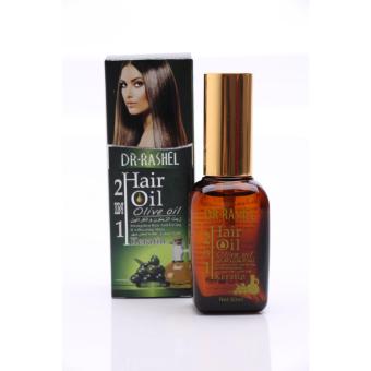 Dr Rashel - 2 In 1 Hair Serum Oil Olive Oil + Keratin (Rashel Hijau) Dr Rashel - 2 In 1 Hair Serum Oil Olive Oil + Keratin (Rashel Hijau)