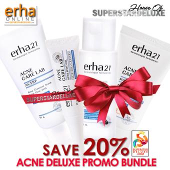 Gambar Erha Acne Care Deluxe Bundle PROMO (Paket Anti Jerawat) save 20%