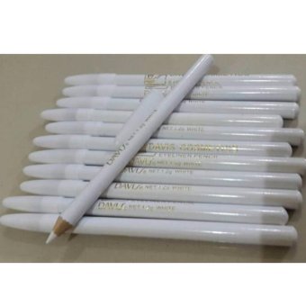 Gambar Eye Liner Pensil Davis White Putih   Paket 2Pcs