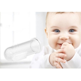 Gambar Finger Toothbrush Kit Toddler Baby Dental Oral Caring ToothProtective Brush   intl
