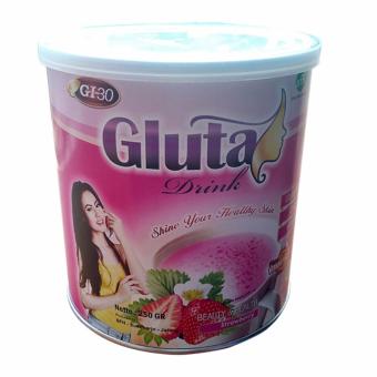 Gambar Gluta Drink Susu Nutrisi Pelangsing Rasa Strawberry NutrisiKecantikan Kulit   250gr