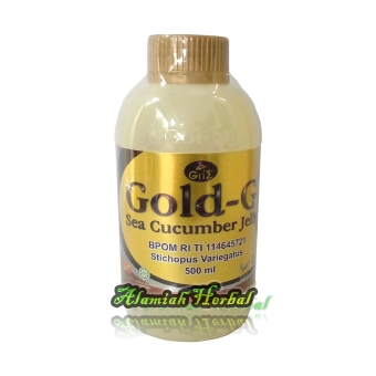 Gambar Gold G Jelly Gamat 500ml  sea Cucumber Jelly Ekstrak Gamat Teripang Emas