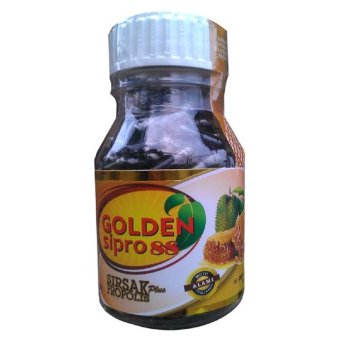 Gambar Golden SiPro 88 Minyak Sirsak Plus Propolis   205kapsul   Paket 2Pcs