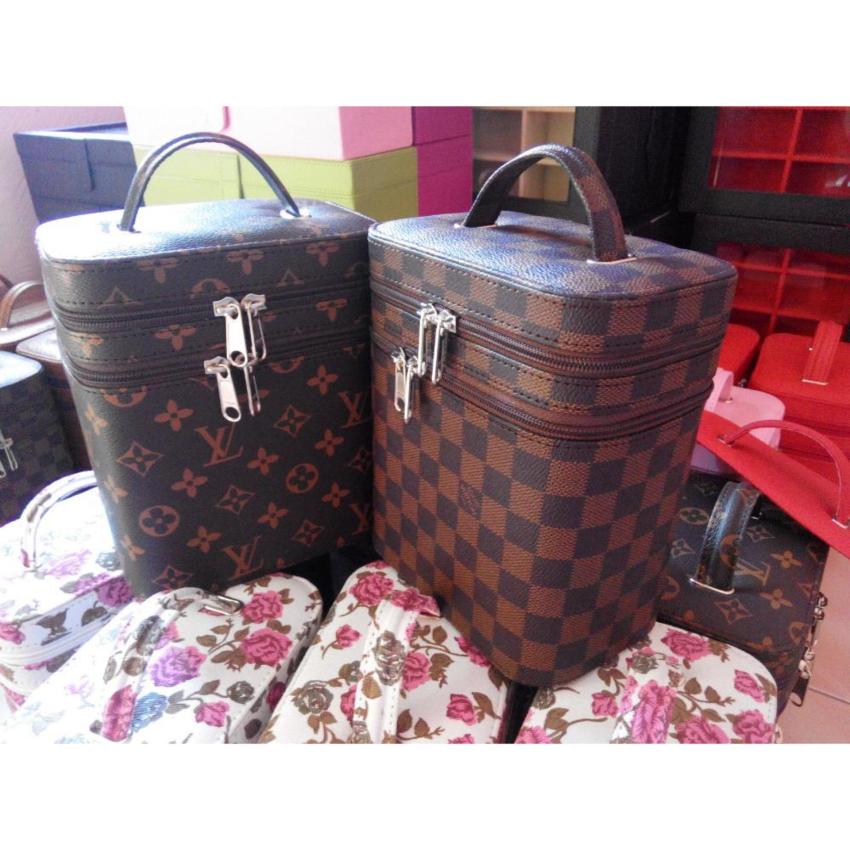 GROSIR Tas Kosmetik Tempat Makeup Beauty Case Box Make Up Full Color .