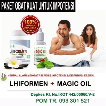 Herbal Untuk Mengatasi Masalah Impotensi Pada Pria - Paket Lhiformen MagicOil