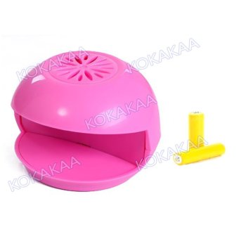 Gambar Kokakaa Nail Dryer Pengering Kutek Mini plus Battery Bundle   Pink