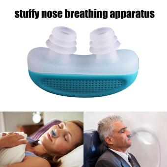 Gambar leegoal Anti Snoring Snore Free Snore Stopper Magnetic Silicone Nose Clip Sleeping Device   Random Color   intl