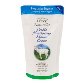 Jual Leivy Goat Milk Shower Cream Refill 900ml Online Terjangkau