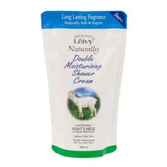Gambar Leivy Goats Milk Shower Cream Sabun Susu Kambing Refill   900 ml