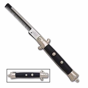 Marlow Jean Sisir Lipat Sisir Saku Folding Comb Folding Pocket Comb Switchblade Comb - Hitam Marlow Jean Sisir Lipat Sisir Saku Folding Comb Folding Pocket Comb Switchblade Comb - Hitam