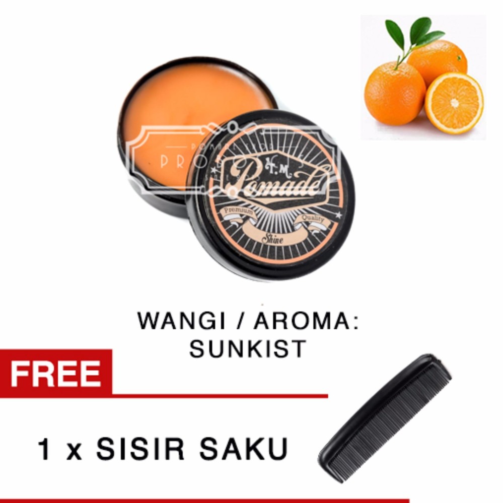 Minyak Rambut TM Pomade Shine 55gr - Sunkist Minyak Rambut TM Pomade Shine 55gr - Sunkist