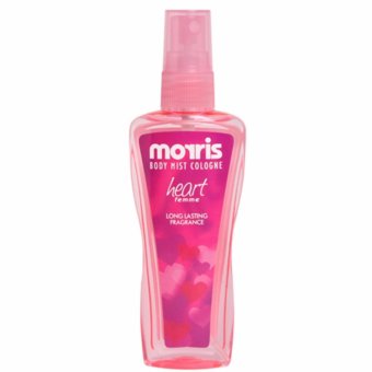 Gambar Morris Body Mist Heart 100ml Pink