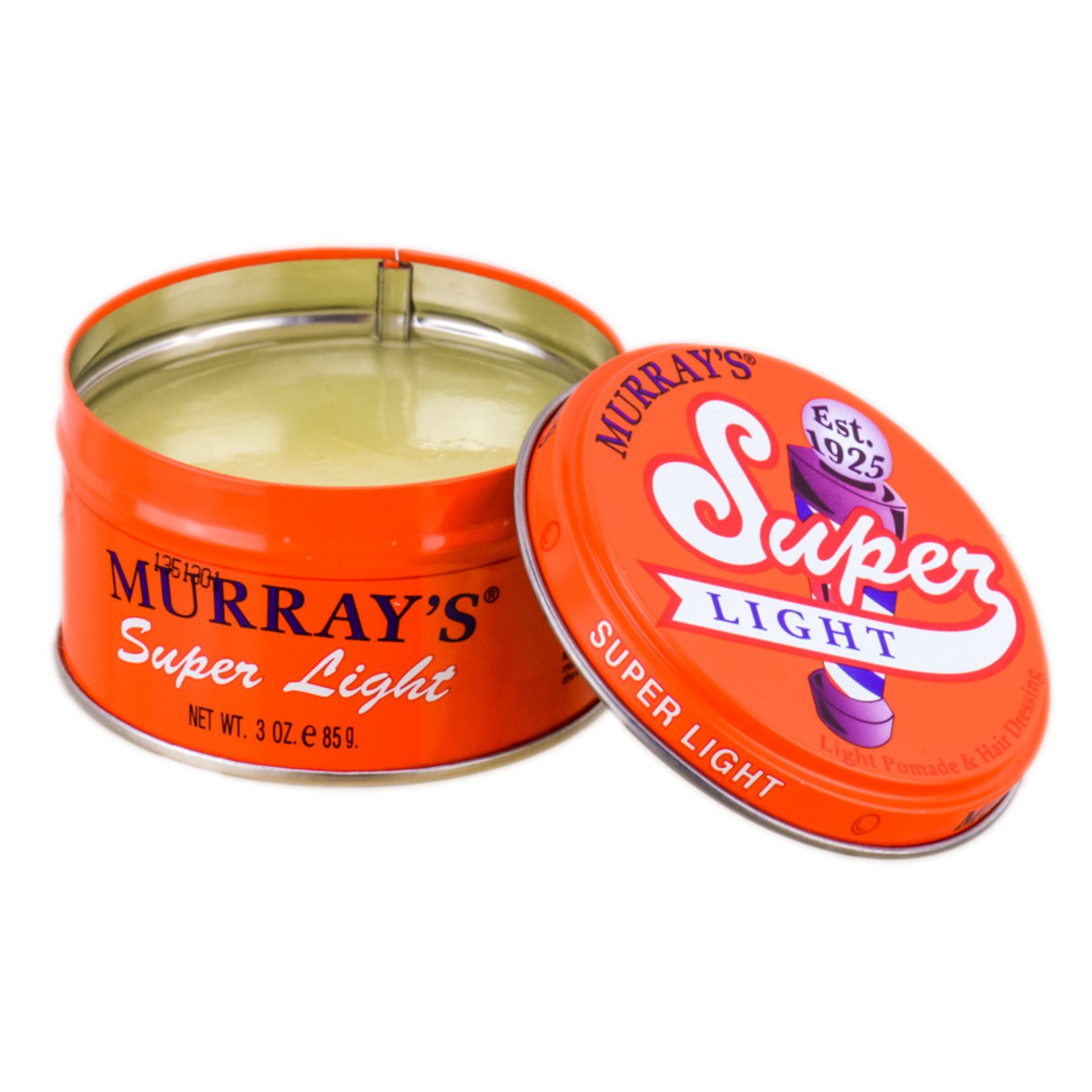 MURRAYS SUPERLIGHT POMADE SUDAH TERDAFTAR BPOM (3 oz, ukuran besar) MURRAYS SUPERLIGHT POMADE SUDAH TERDAFTAR BPOM (3 oz, ukuran besar)