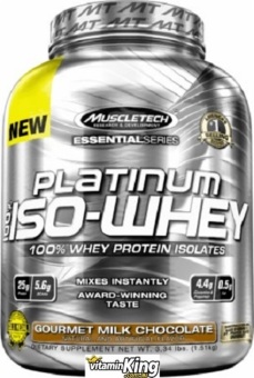 Gambar Muscletech Platinum 100% Iso Whey 3.34 Lbs