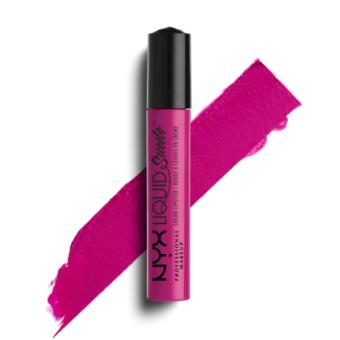 Gambar NYX Professional Makeup Liquid Suede Cream Lipstick 08 Pink Lust   Lipstik Cream Matte Pink Long Lasting Waterproof Tahan Lama