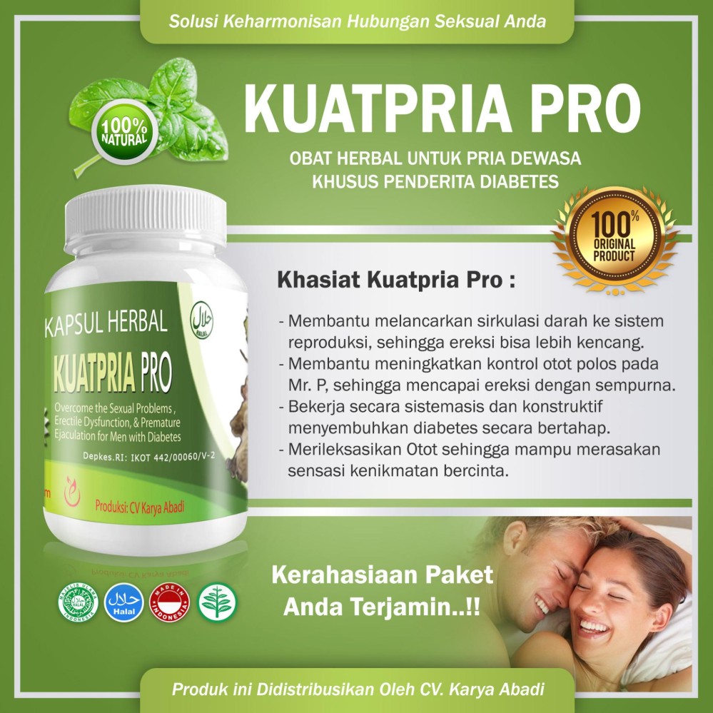 Obat Herbal Kuat Atasi Gangguan Lemah Syahwat Akibat Diabetes Kencing Manis - Obat KuatPria Pro