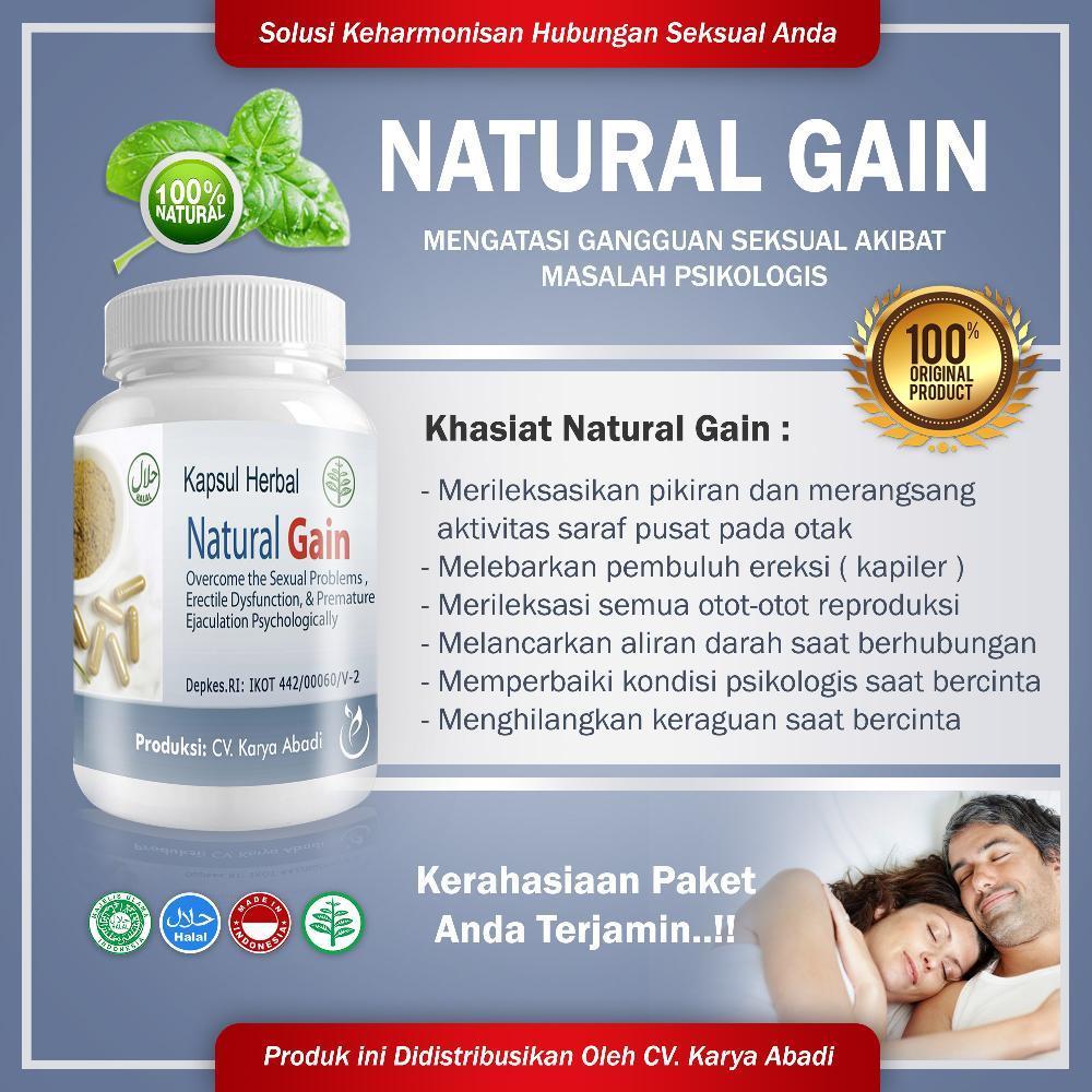 Obat Herbal Kuat Sex Tahan Lama Khusus Pria Dewasa ---.. Natural Gain