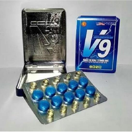 Obat_kuat_pria V9 asli_original Herbal 10 tablet obat_kuat_tahan_lama