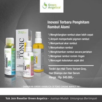 Harga Paket penghitam Uban Bukan Semir  Penghitam Rambut  